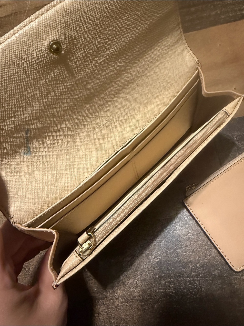 Coach Peyton Signature Envelope Snap Wallet with Pouch - Picture 8 of 11